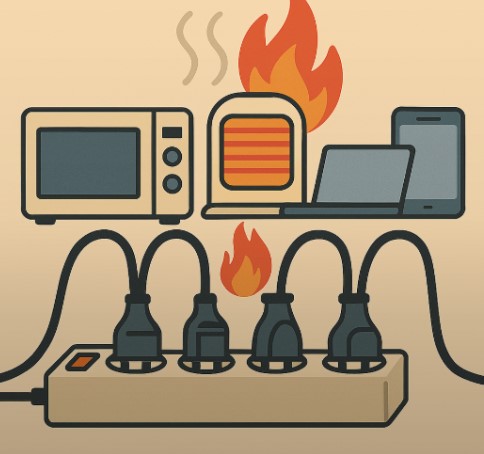 Zapatillas eléctricas sobrecargadas: un riesgo&nbsp;silencioso